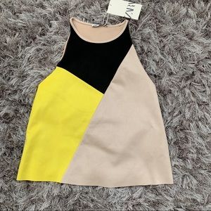 Zara Tops - Zara color block tank top Zara Tops - Zara color block tank top